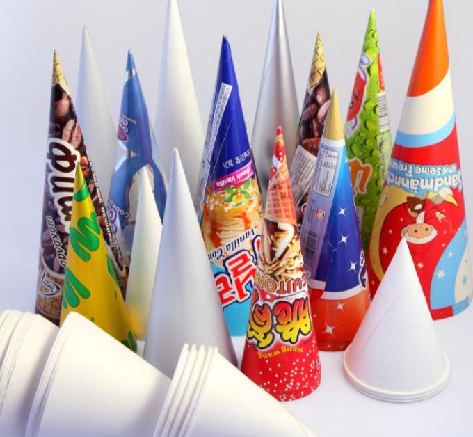 Μηχανή Σχηματισμού Χαρτομανικιών Κώνου Παγωτού Υψηλής Ταχύτητας PRY-220/300 2