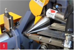 Μηχανή Σχηματισμού Χαρτομανικιών Κώνου Παγωτού Υψηλής Ταχύτητας PRY-220/300 3