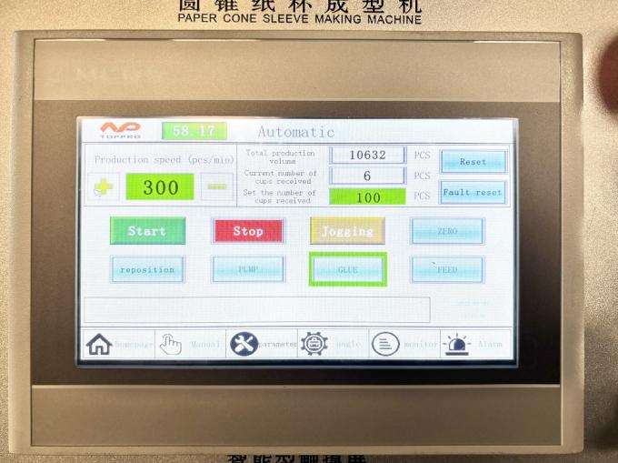 Μηχανή Σχηματισμού Χαρτομανικιών Κώνου Παγωτού Υψηλής Ταχύτητας PRY-220/300 8