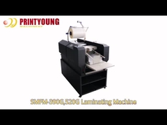 Ηλεκτρονική μηχανή laminating με ταινία θέρμανσης πετρελαίου SMFM-G με αναρρόφηση
