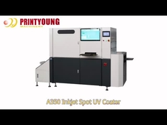 Α350 Ψηφιακό 3pcs Print Heads 1080DPI Inkjet Spot UV Coating Machine