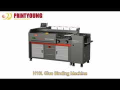 H10L A4 έξυπνη αυτόματη οθόνη αφής 7,0 ιντσών τροφοδοσία κόλλα μηχανή δέσμευσης βιβλίων με κάλυμμα τροφοδοσίας