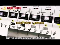 ΠΡΥ-D1224 Μηχανή υψηλής ταχύτητας πλήρους αυτόματης 4χρωμης flexo εκτύπωσης