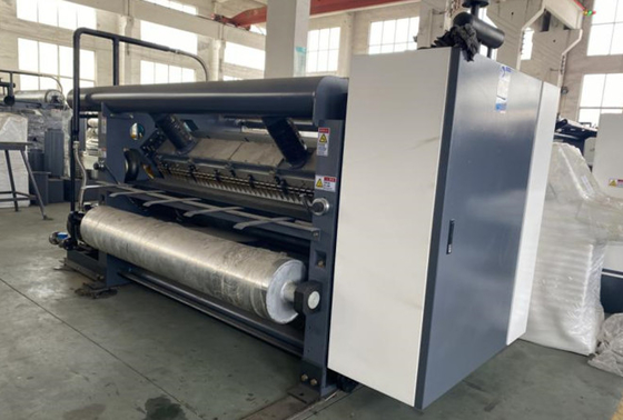 PRY-10 E Flute 50CrMo Alloy Steel Corrugated Roll Cardboard Box Single Facer Machine
