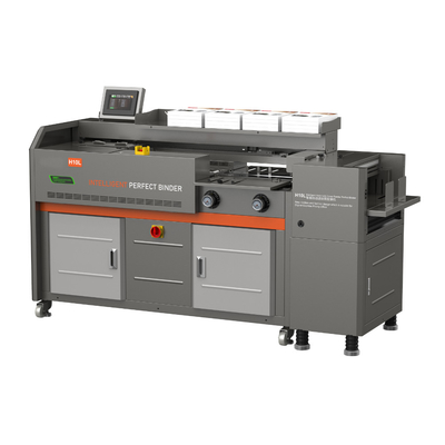 H10L A4 Intelligent Automatic 7.0" Touch Screen Feeding Glue Book Binding Machine with Feeding Cover