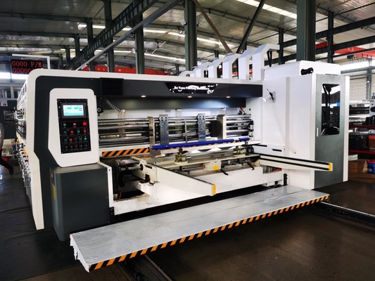 PRY-D1224 High Speed Full Automatic 4 Color Flexo Printing Slotting Die Cutting Stacking Machine