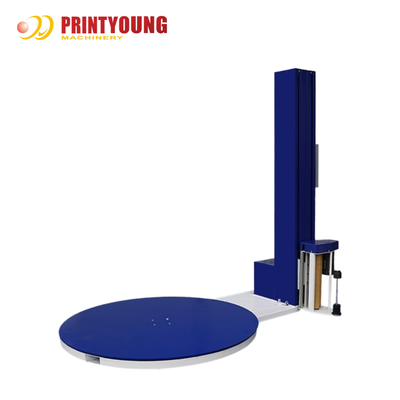 PRY-T1 Semi-Automatic Electric Pallet Stretch Wrapping Machine for Food & Beverage with PLC Control