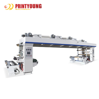 Ηλεκτρονική μηχανή laminating ταινίας με στεγνή μέθοδο με έλεγχο PLC 3 κινητήρες υψηλή παραγωγικότητα 180m/min